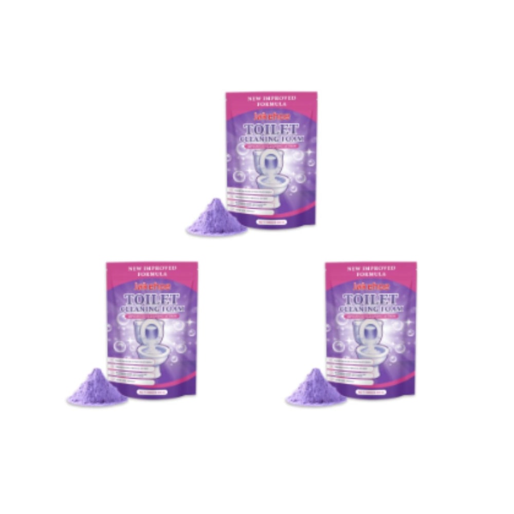 PowerFoam Toilet Bowl Cleaner Powder Deep Cleaning Descaler & Deodorizer