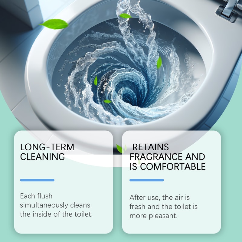 Automatic Toilet Bowl Cleaner Tablets For Odor Removal And Stain Free Fresh Toilets 1