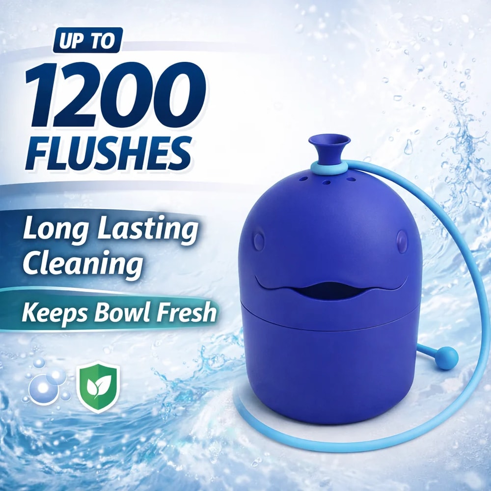 Automatic Toilet Cleaner Tablets Long Lasting Tank Freshener Odor Control