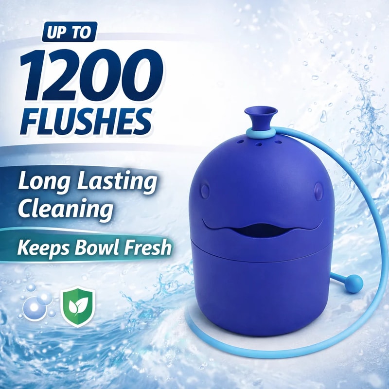 Automatic Toilet Cleaner Tablets Long Lasting Tank Freshener Odor Control
