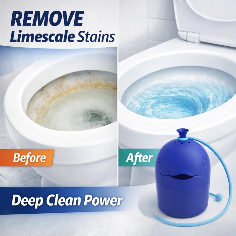 Automatic Toilet Cleaner Tablets Long Lasting Tank Freshener Odor Control