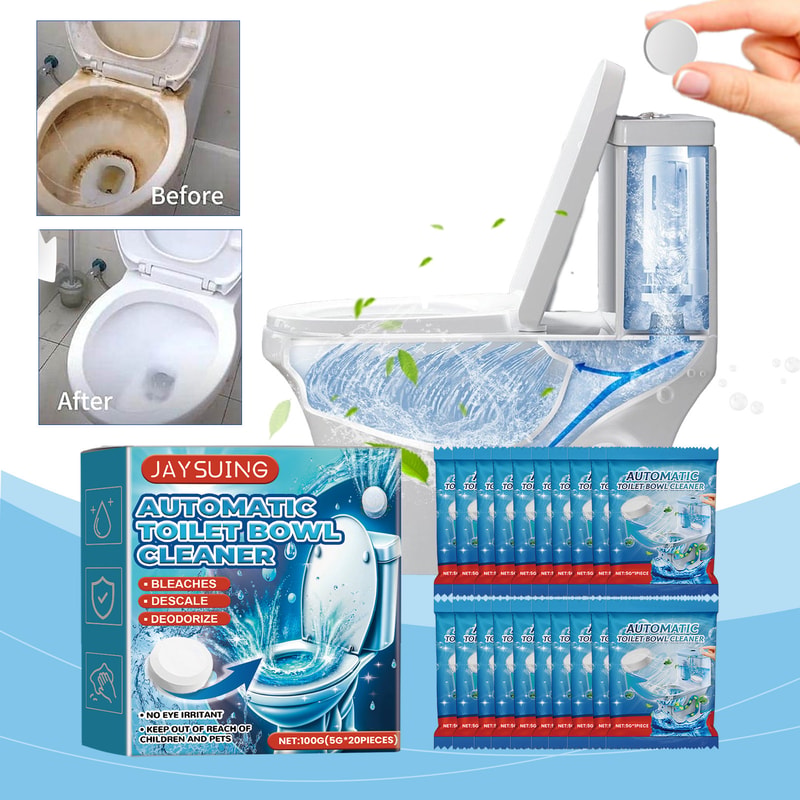 Deep Clean Toilet Bowl Cleaner Tablets Odor Eliminator Descaling Tablets Pack 1