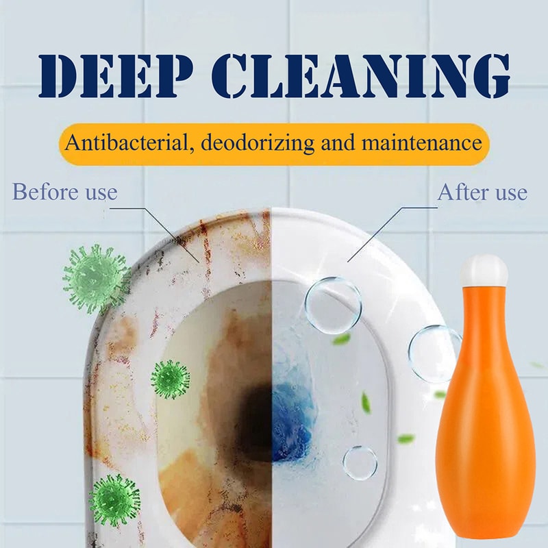 Automatic Toilet Bowl Cleaner Tablets Slow Release Tank Freshener For Odor Free Cleaning 3