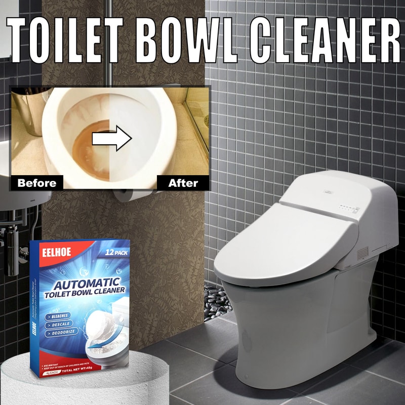 Deep Clean Toilet Tablets Fast Dissolving Toilet Bowl Cleaner and Odor Eliminator