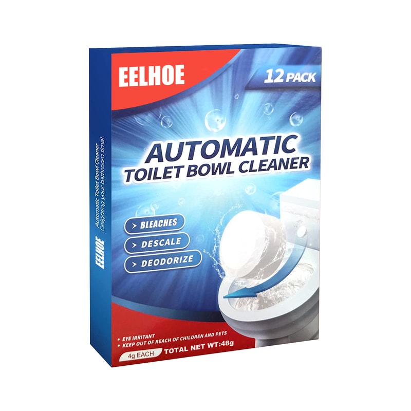 Deep Clean Toilet Tablets Fast Dissolving Toilet Bowl Cleaner and Odor Eliminator