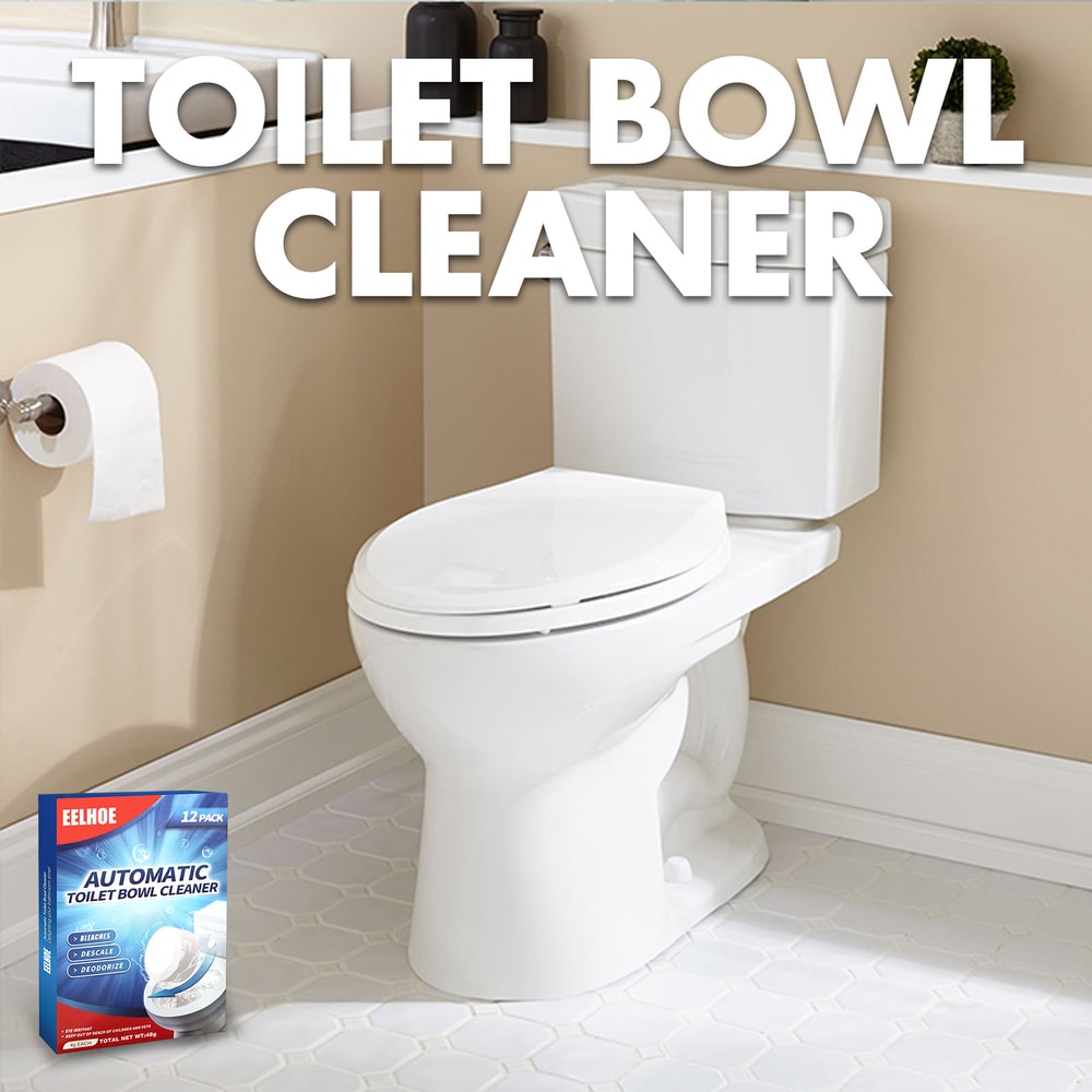 Deep Clean Toilet Tablets Fast Dissolving Toilet Bowl Cleaner and Odor Eliminator