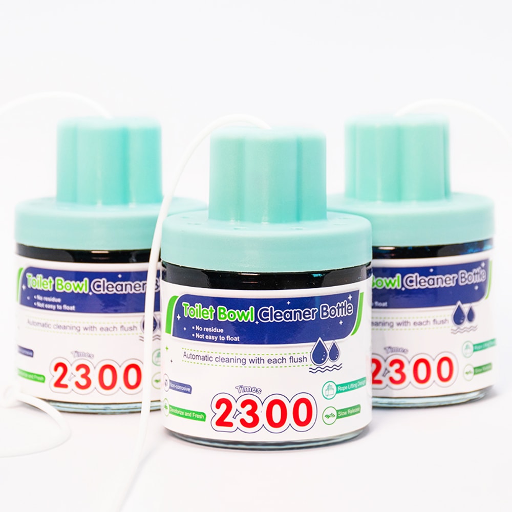 FreshFlush Toilet Tank Cleaner Bottle Long Lasting Blue Water Deodorizer 6
