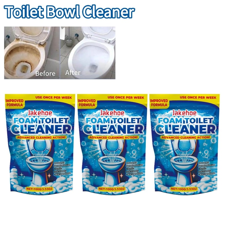 Deep Clean Foam Toilet Cleaning Tablets Bathroom Deodorizer Odor Removal Tablets 1