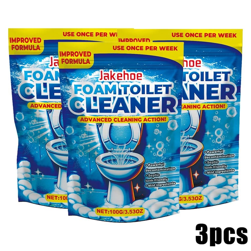 Deep Clean Foam Toilet Cleaning Tablets Bathroom Deodorizer Odor Removal Tablets 7