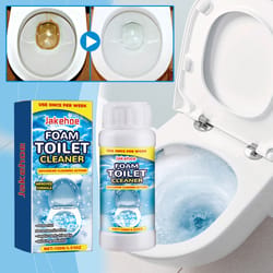 toilet foam cleaner powerful descaler and deodorizer for deep bathroom cleaning