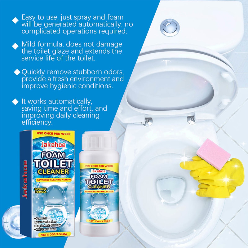 Toilet Foam Cleaner Powerful Descaler And Deodorizer For Deep Bathroom Cleaning 1