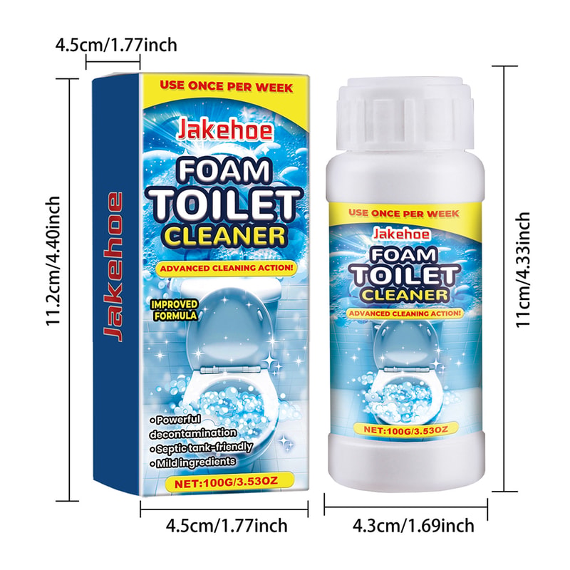 Toilet Foam Cleaner Powerful Descaler And Deodorizer For Deep Bathroom Cleaning 5