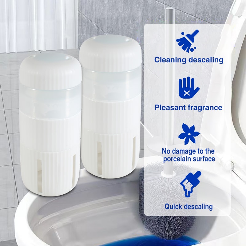 Automatic Toilet Cleaner Tablets Fresh Scent Descaler Deodorizer Liquid Solution 4