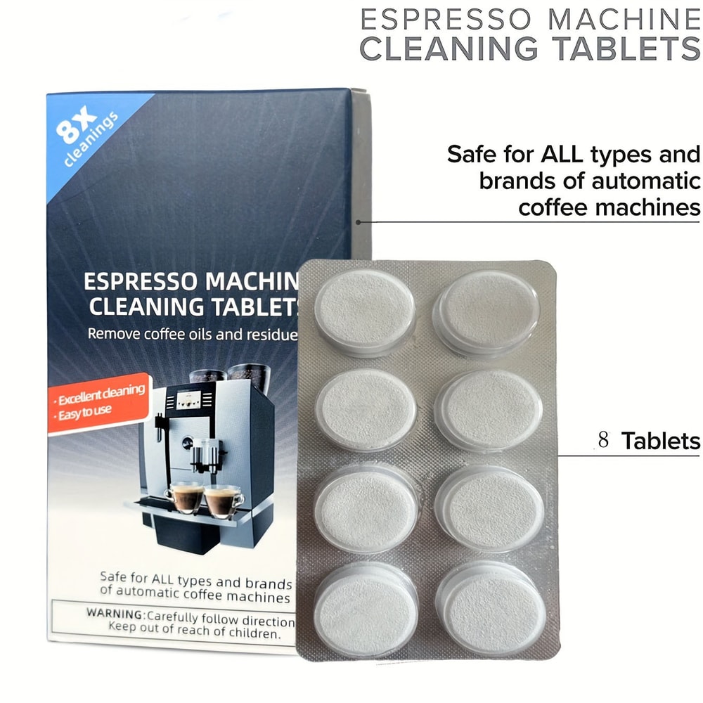 Barista Grade Espresso Cleaning Tablets for Descaling & Backflush Maintenance