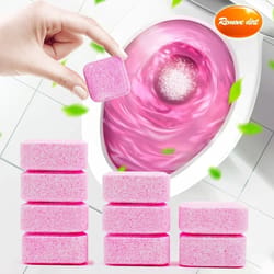powerfizz toilet cleaning tablets effervescent toilet bowl cleaner for odor removal & stain defense