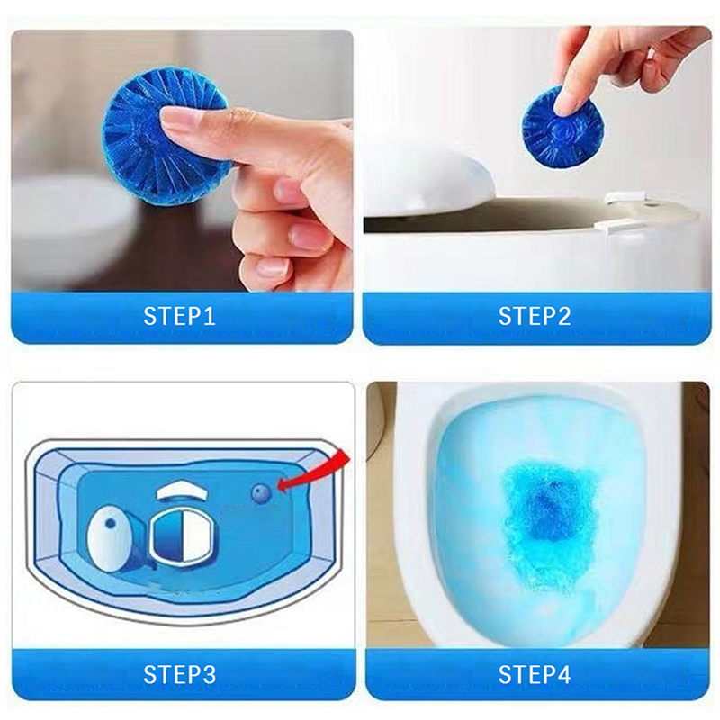 Blue Auto Flush Toilet Cleaner Tablets For Long Lasting Freshness And Hygiene 2