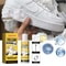 White Shoe Cleaner Gel Kit Sneaker Whitening Yellow Edge Remover 0