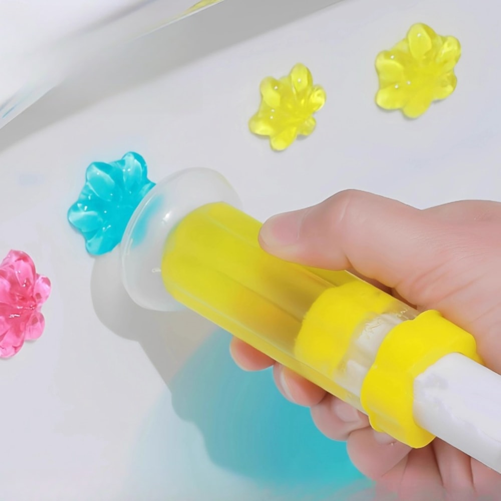 Floral Gel Toilet Bowl Freshener Cleaner Long Lasting Bathroom Deodorizer 1