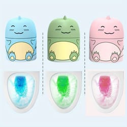 dinosaur toilet tank cleaner bottle with fresh scent automatic freshener
