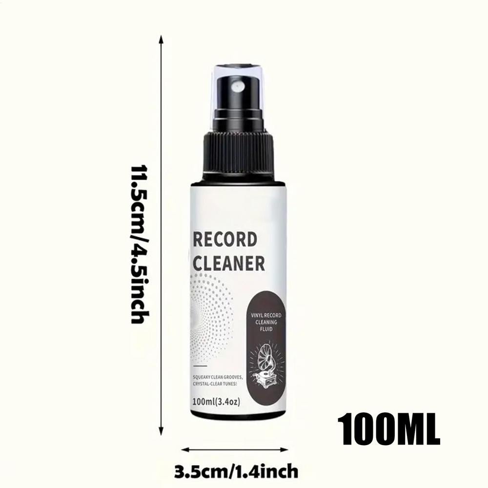 Premium Vinyl Record Cleaning Kit With Spray Solution Microfiber Cloth For Deep LP Care 6