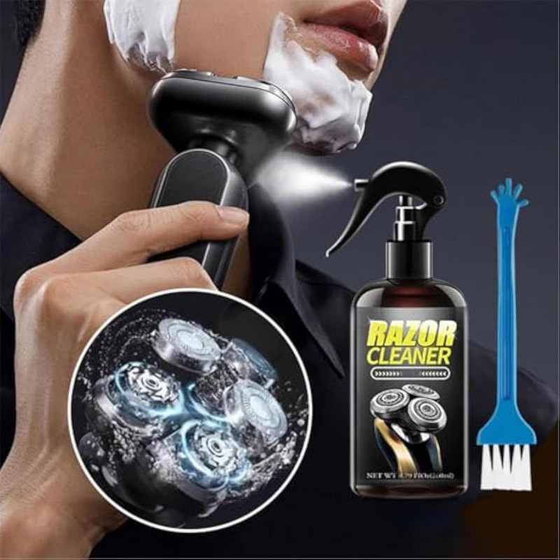 Electric Shaver Cleaning Spray Odorless Razor Cleaner & Rust Protection Solution