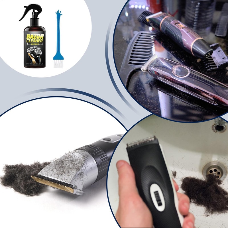 Electric Shaver Cleaning Spray Odorless Razor Cleaner & Rust Protection Solution