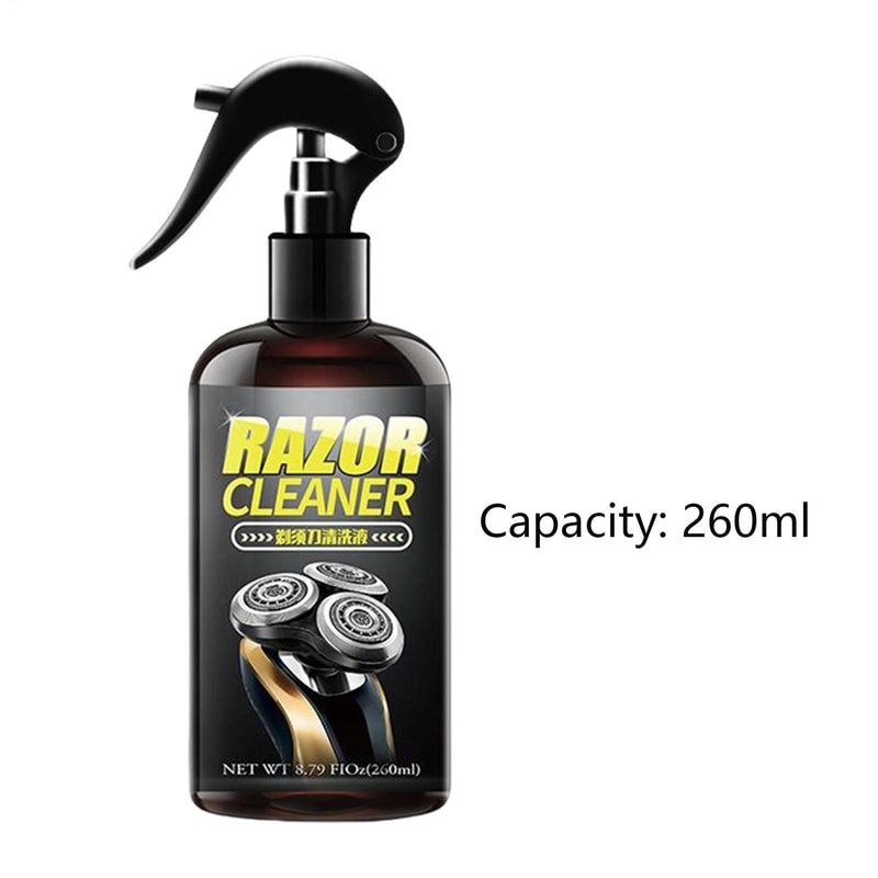 Electric Shaver Cleaning Spray Odorless Razor Cleaner & Rust Protection Solution