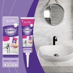 fast acting mold remover gel for tile grout deep clean bathroom & kitchen stain cleaner