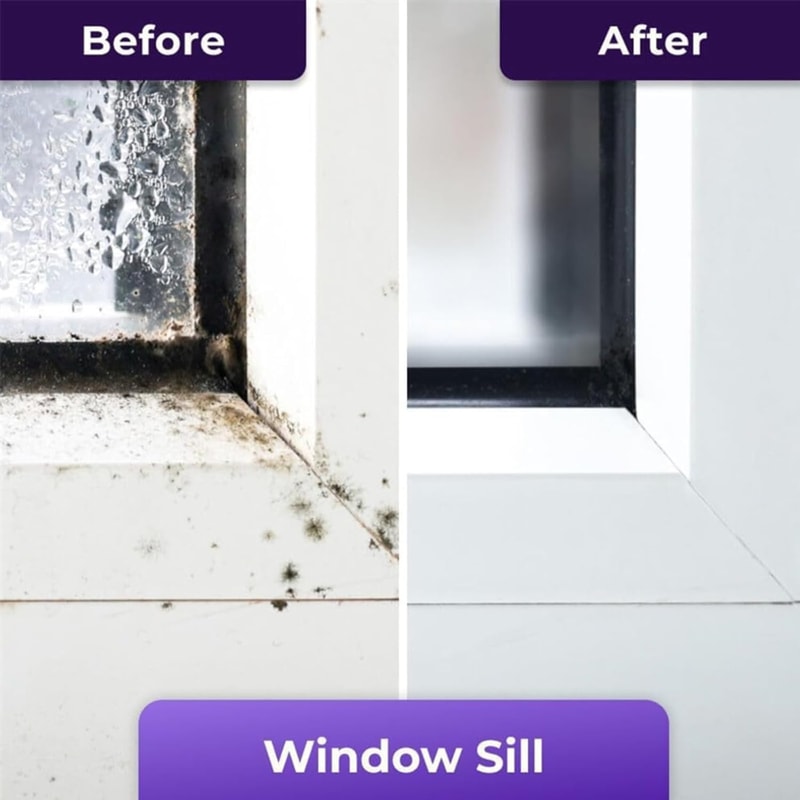 Fast Acting Mold Remover Gel for Tile Grout Deep Clean Bathroom & Kitchen Stain Cleaner