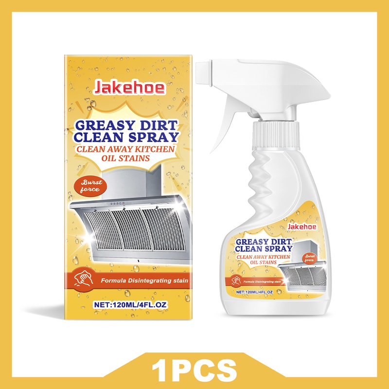 PowerClean Kitchen Degreaser Spray Powerful Kitchen Grease Cleaner For Stovetops And Surfaces 6