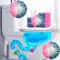 Automatic Toilet Cleaner Tablets Continuous Freshness Odor Control Tabs