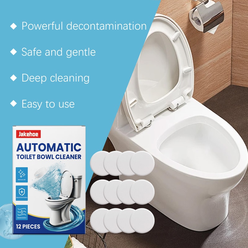 PowerClean Effervescent Toilet Cleaning Tablets Odor Removing Bathroom Descaler 1