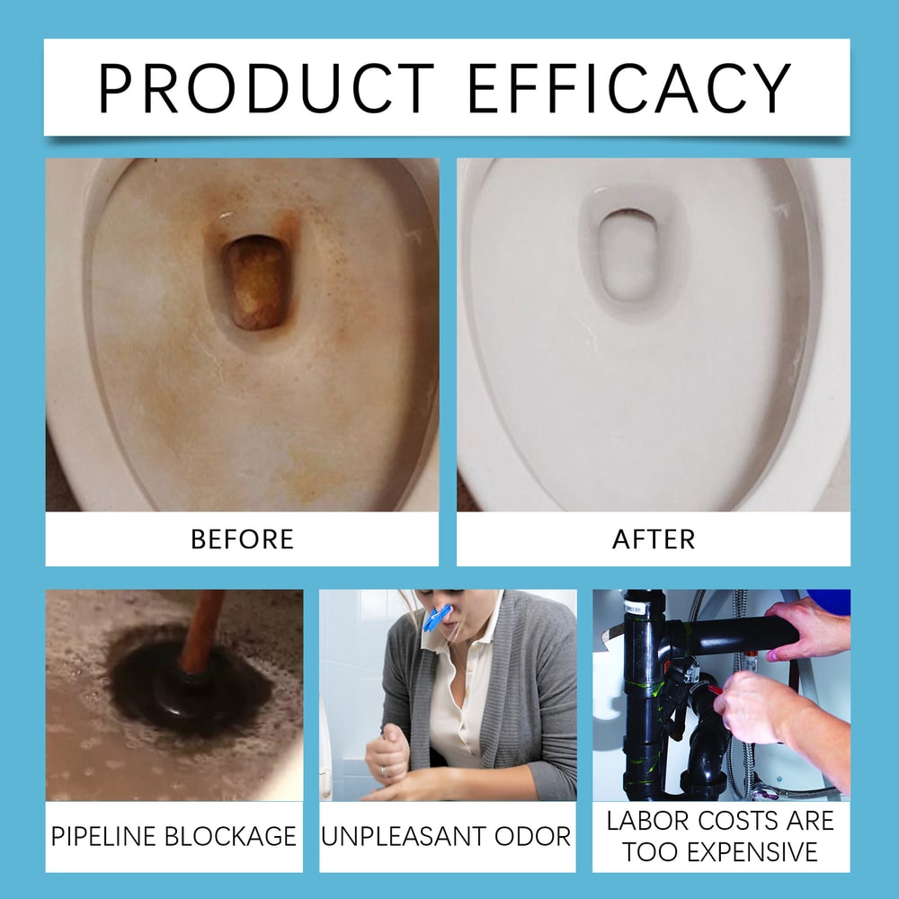 PowerClean Effervescent Toilet Cleaning Tablets Odor Removing Bathroom Descaler 4