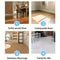 FreshClean Toilet Cleaning Tablets Odor Removing Toilet Paper Sheets Pack