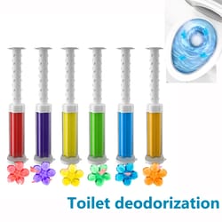 floral toilet cleaning gel set long lasting toilet deodorizer & fresh scent bathroom air freshener