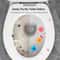 Floral Toilet Cleaning Gel Set Long Lasting Toilet Deodorizer & Fresh Scent Bathroom Air Freshener