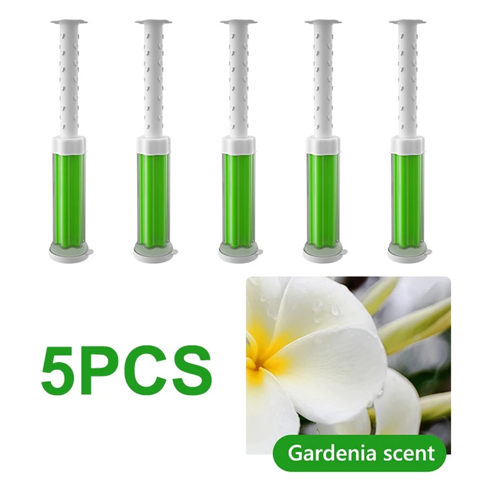 Floral Toilet Cleaning Gel Set Long Lasting Toilet Deodorizer & Fresh Scent Bathroom Air Freshener