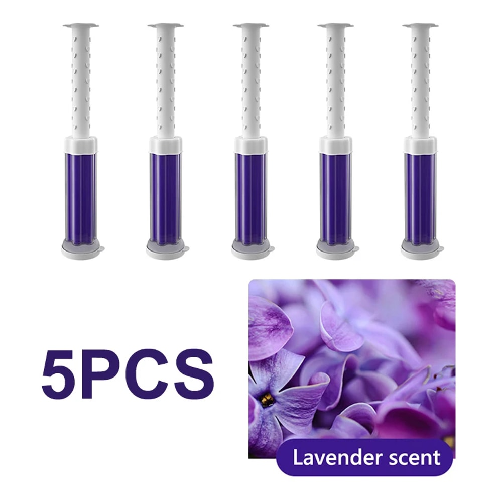 Floral Toilet Cleaning Gel Set Long Lasting Toilet Deodorizer & Fresh Scent Bathroom Air Freshener
