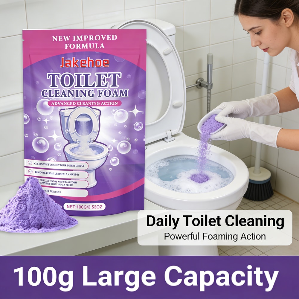 PowerClean Toilet Descaling Powder For Toilet Cleaner Deep Stain Removal Odor Control 2