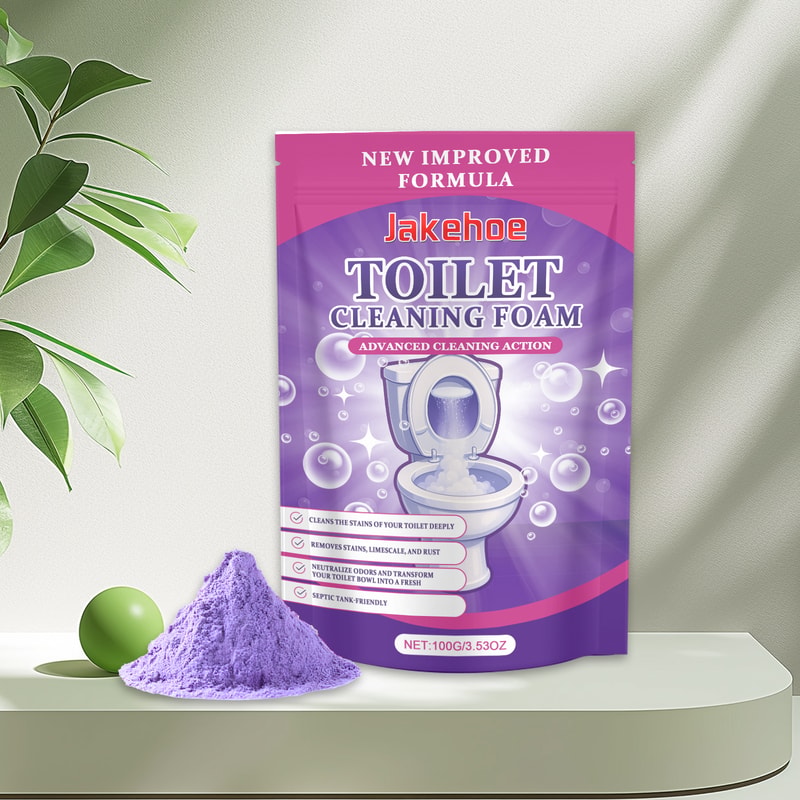 PowerClean Toilet Descaling Powder For Toilet Cleaner Deep Stain Removal Odor Control 0