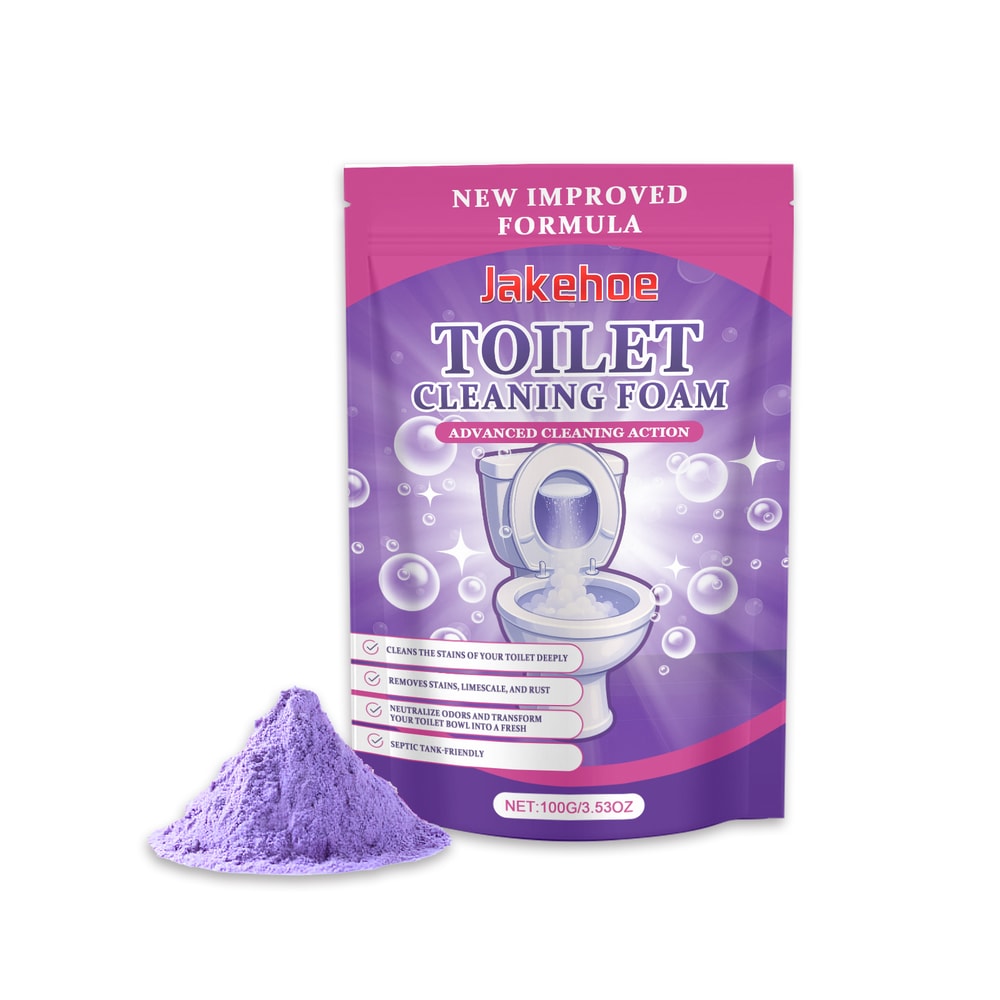 PowerClean Toilet Descaling Powder For Toilet Cleaner Deep Stain Removal Odor Control 6