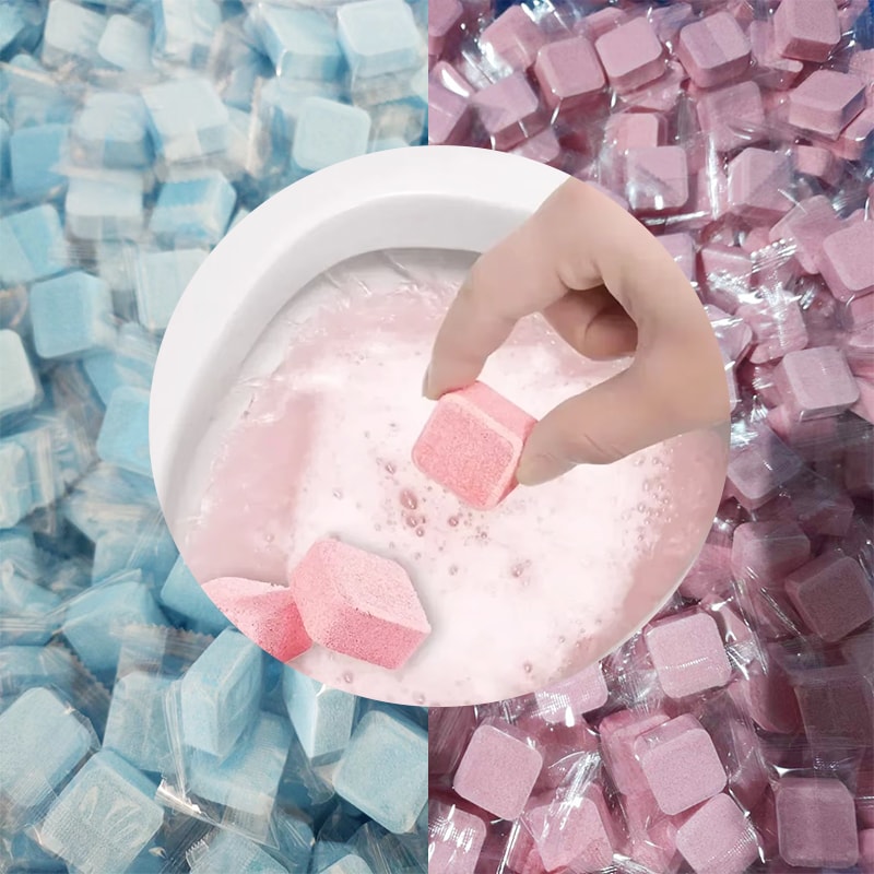 Effervescent Toilet Cleaning Tablets for Deep Clean Odor Removal and Stain Control