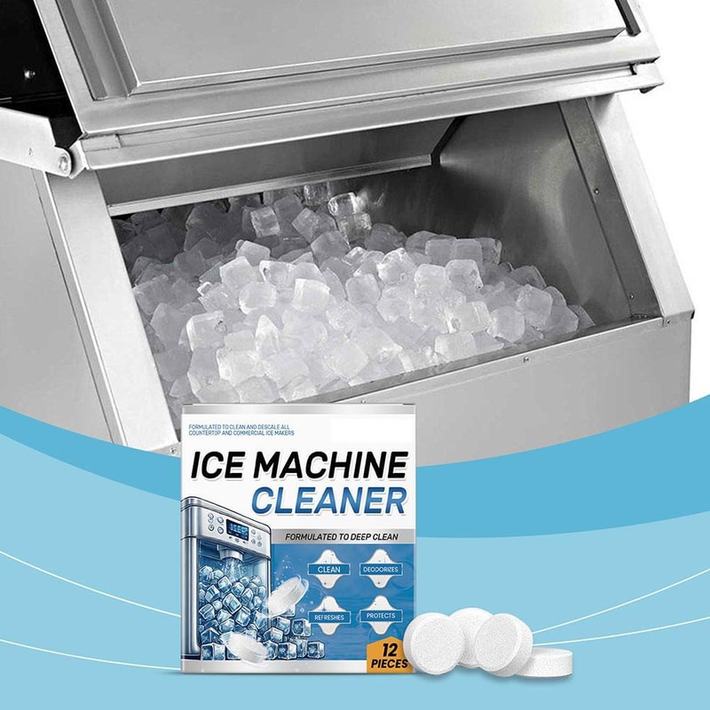 Ice Machine Cleaner Tablets for Deep Descaling and Fresh Odor Free Ice Makers