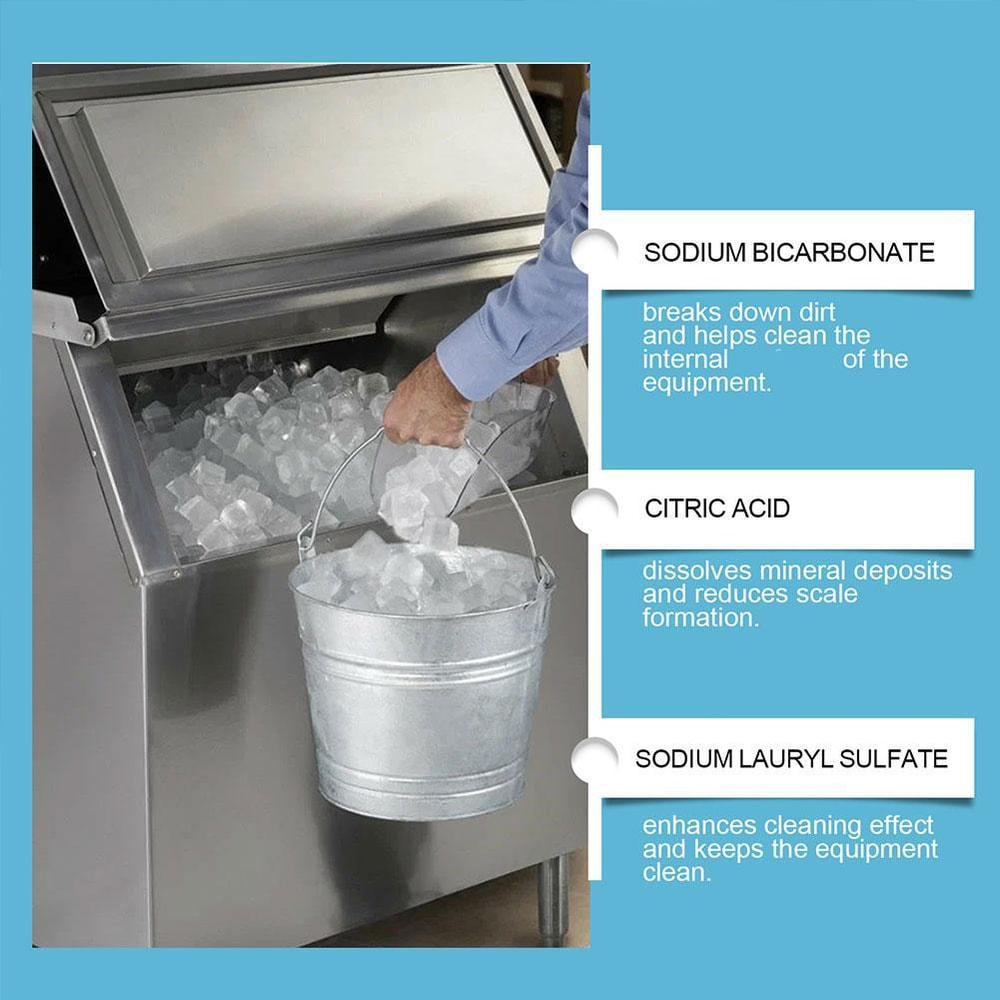 Ice Machine Cleaner Tablets for Deep Descaling and Fresh Odor Free Ice Makers