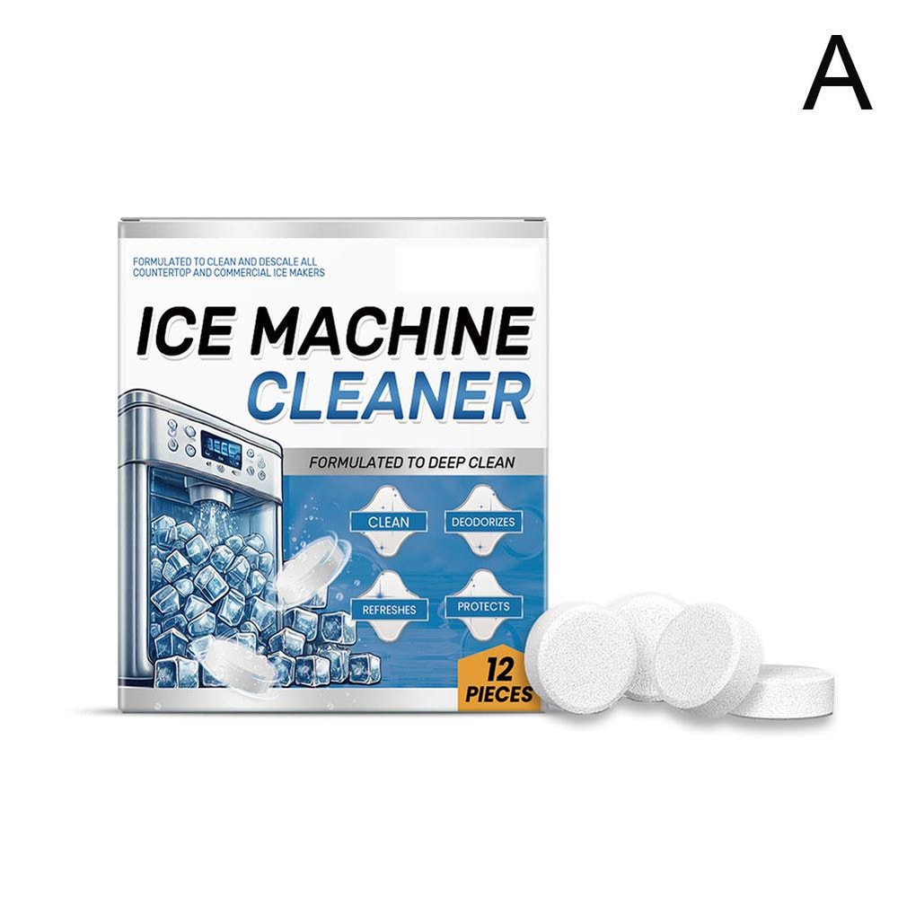 Ice Machine Cleaner Tablets for Deep Descaling and Fresh Odor Free Ice Makers