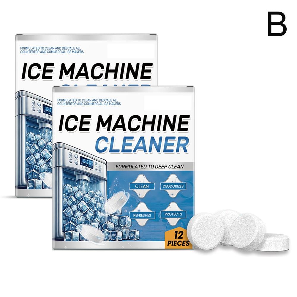Ice Machine Cleaner Tablets for Deep Descaling and Fresh Odor Free Ice Makers