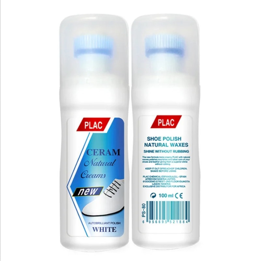 Eco Friendly White Shoe Cleaner With Brush Quick Stain Remover For Sneakers 6