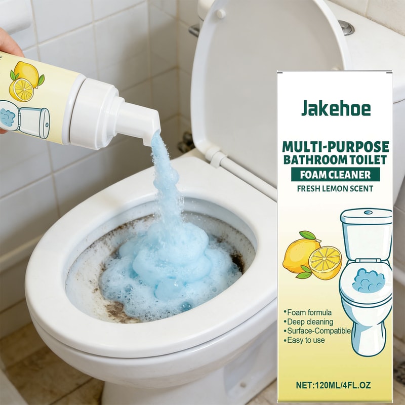 Multi Purpose Bathroom Cleaner Toilet Deodorizer Spray With Lemon Freshness 0