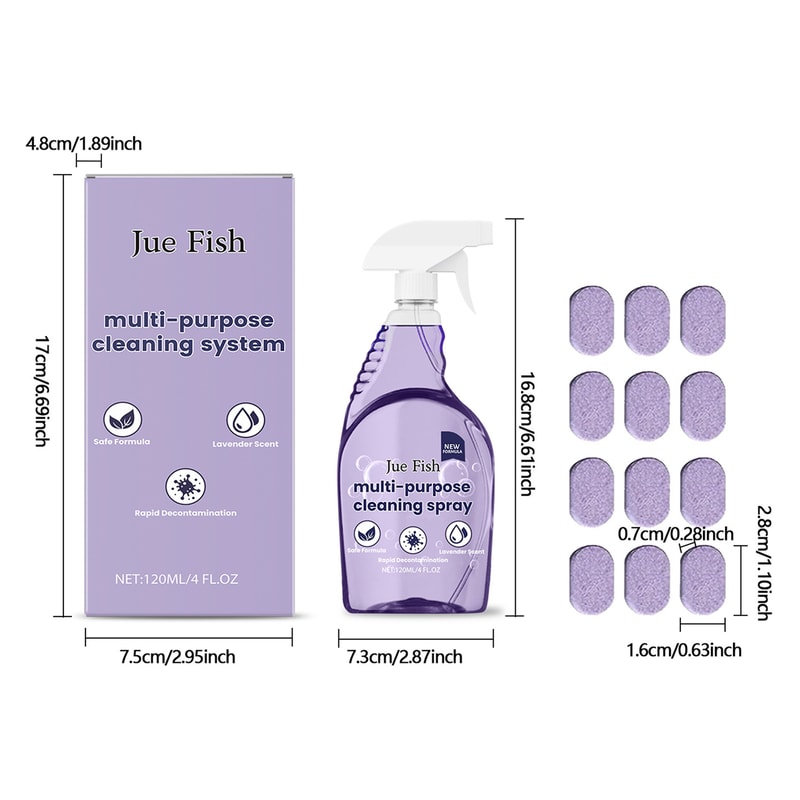 Premium Kitchen Grease Cleaner Tablets Powerful Heavy Oil Cleaning & Concentrated Degreaser Solution