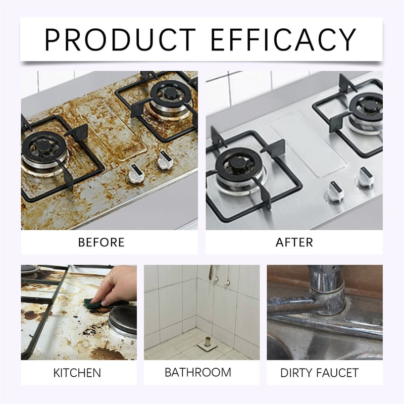 Premium Kitchen Grease Cleaner Tablets Powerful Heavy Oil Cleaning & Concentrated Degreaser Solution